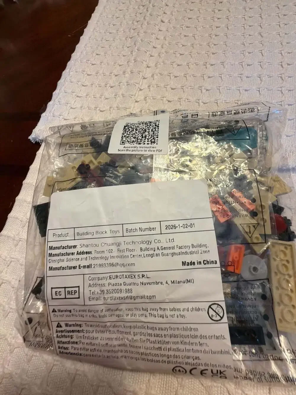 NEW Building Block Toy Set Compatible Brick Parts Mixed Pieces Sealed Bag